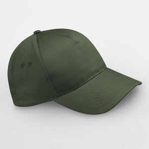 Beechfield Ultimate 5 Panel Cap Adjustable Olive Green Grøn CB15