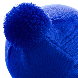 Beechfield Original Pom Pom Beanie Bright Royal Blue Blå B426