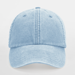 Beechfield Low Profile Vintage Cap Adjustable Vintage Light Blue Blå CB655