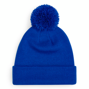 Beechfield Original Pom Pom Beanie Bright Royal Blue Blå B426