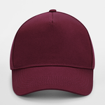 Beechfield Ultimate 5 Panel Cap Adjustable Burgundy Rød CB15