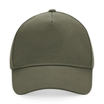 Beechfield Ultimate 5 Panel Cap Adjustable Olive Green Grøn CB15