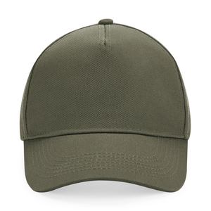 Beechfield Ultimate 5 Panel Cap Adjustable Olive Green Grøn CB15