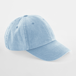 Beechfield Low Profile Vintage Cap Adjustable Vintage Light Blue Blå CB655