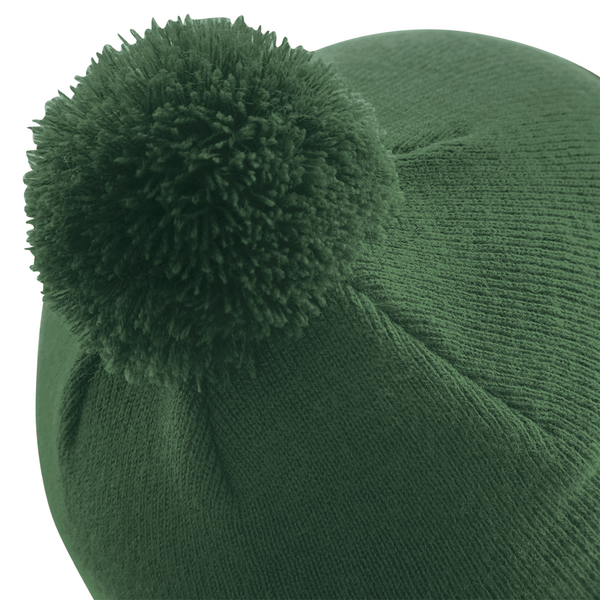 Beechfield Original Pom Pom Beanie Moss Green Grøn B426