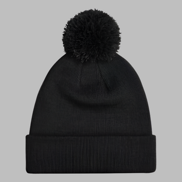 Beechfield Original Pom Pom Beanie Black Sort B426