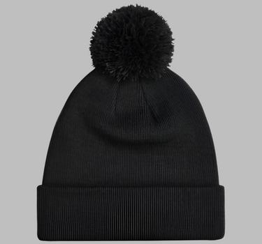 Beechfield Junior Original Pom Pom Beanie Black Sort CB426B