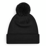 Beechfield Junior Original Pom Pom Beanie Black Sort CB426B