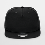 Beechfield 5 Panel Rapper Cap Snapback Black Sort CB610