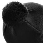 Beechfield Original Pom Pom Beanie Black Sort B426