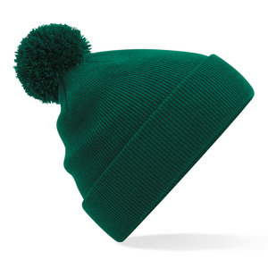 Beechfield Junior Original Pom Pom Beanie Bottle Green Grøn CB426B