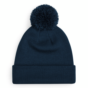 Beechfield Original Pom Pom Beanie French Navy Blå B426