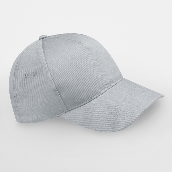 Beechfield Ultimate 5 Panel Cap Adjustable Light Grey Grå CB15