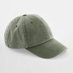 Beechfield Low Profile Vintage Cap Adjustable Vintage Olive Grøn CB655