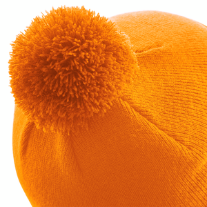 Beechfield Original Pom Pom Beanie Orange B426