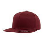 Flexfit Baseball Flat Visor Flexfit Maroon Rød