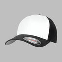 Flexfit Mesh Colored Front Flexfit 6511CF Black White Sort Hvid