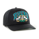 47 Brand Anaheim Ducks Laurel Captain Snapback Black Sort H-LAURL25CTP-BK 