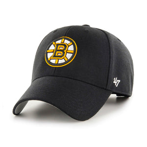 47 Brand NHL Boston Bruins MVP Adjustable Justerbar Black Sort H-MVP01WBV-BK