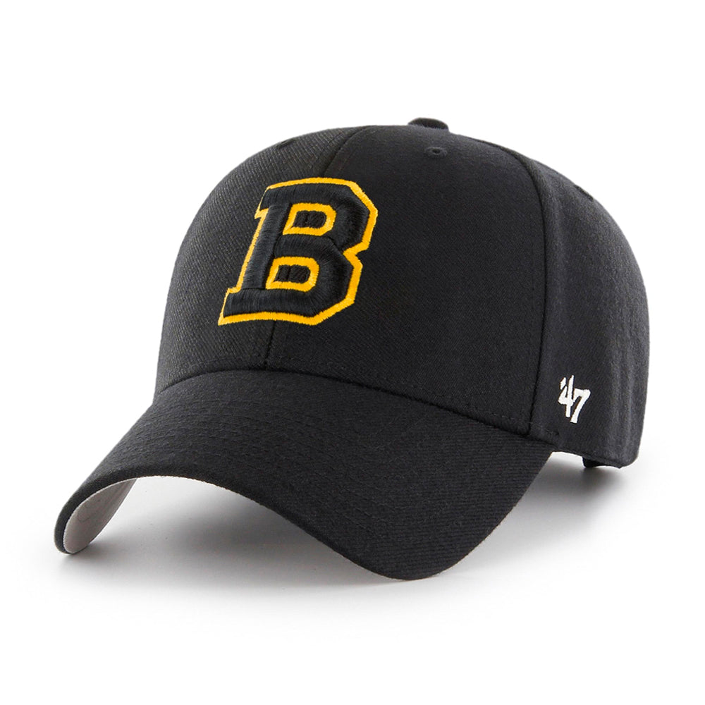 47 Brand NHL Boston Bruins MVP Vintage Adjustable Justerbar Black Sort HVIN-MVP01WBV-BK33