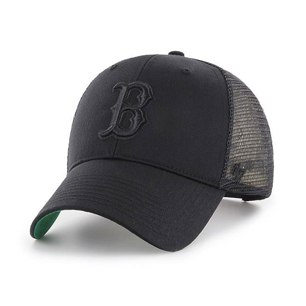 47 Brand Boston Red Sox Branson MVP Trucker Snapback Black Black Sort Sort