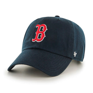 47 Brand MLB Boston Red Sox Clean Up Justerbar Adjustable Navy Blå Mørkeblå B-RGW02GWS-HM