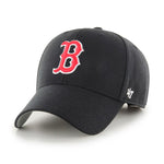47 Brand MLB Boston Red Sox MVP Adjustable Velcro Justerbar Black Red Sort Rød B-MVP02WBV-BKF