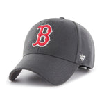 47 Brand MLB Boston Red Sox MVP Adjustable Velcro Justerbar Charcoal Red Mørkegrå Rød B-MVP02WBV-CC