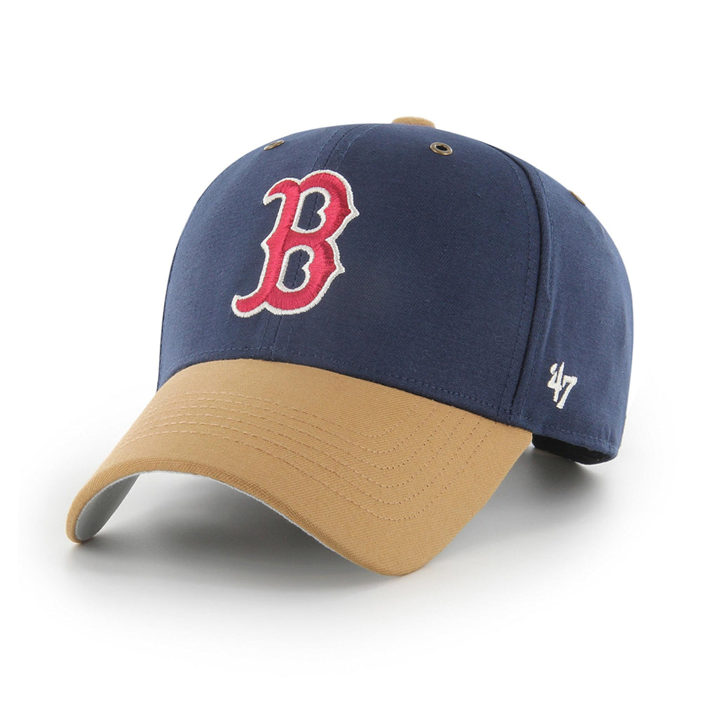 47 Brand Boston Red Sox MVP Campus Adjustable Justerbar Navy Beige Blå B-CAMPC02GWS-NYA 