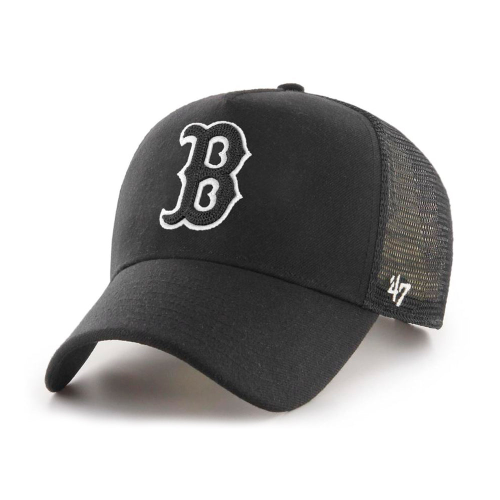 47 Brand MLB Boston Red Sox MVP DP Cold Zone Trucker Snapback Black on Black Sort