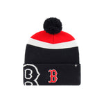 47 Brand Boston Red Sox Mokema Beanie Pom Pom Navy Red White Blå Rød Hvid B-MKEMA02ACE-NY