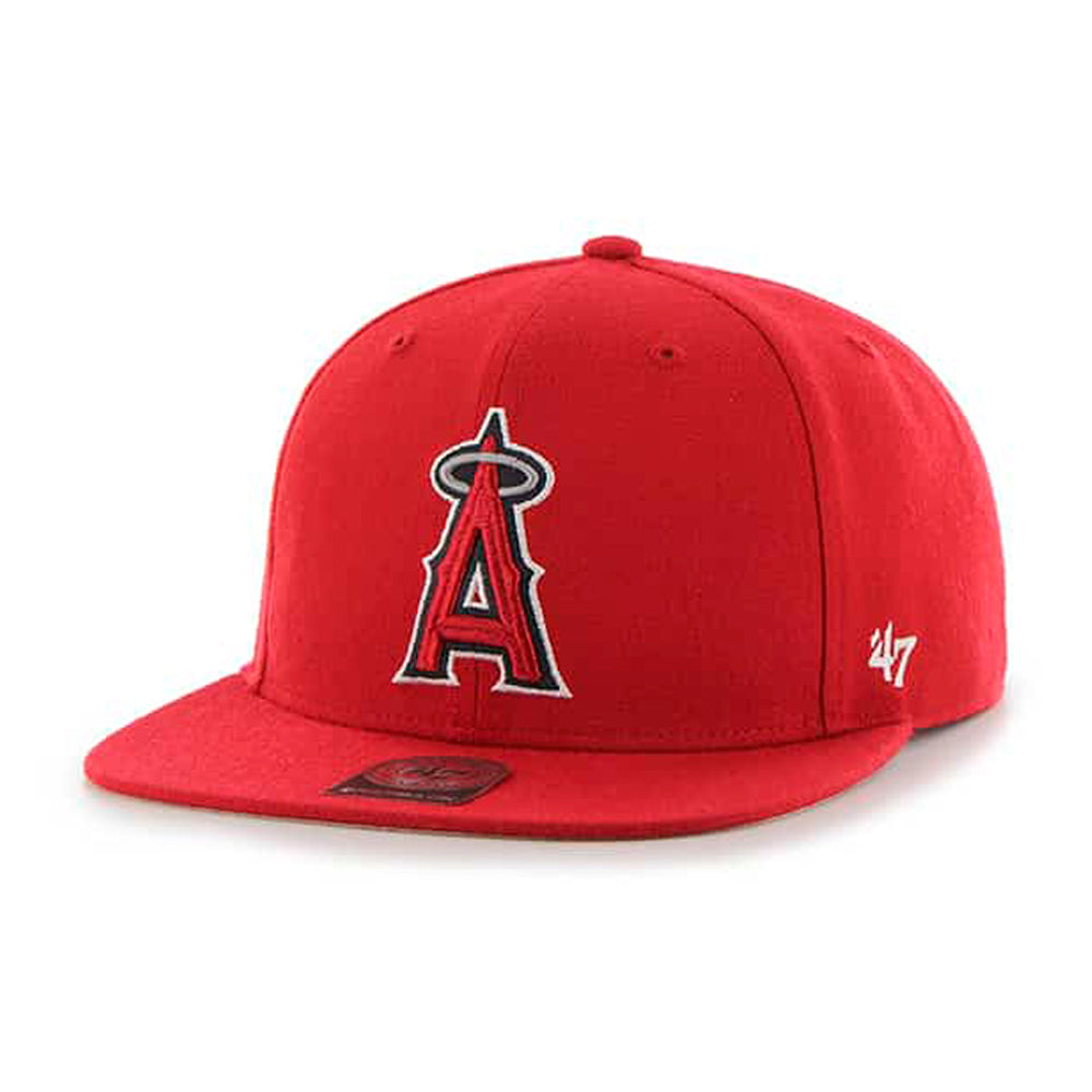 47 Brand Los Angeles LA Angels of Anaheim No Shot Snapback Red Rød B-NSHOT04WBP-RD