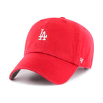 47 Brand MLB Los Angeles LA Dodgers Clean Up Base Runner Adjustable Justerbar Red Rød B-BSRNR12GWS-RDA