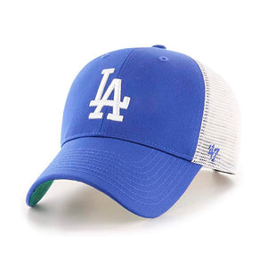 47 Brand LA Los Angeles Dodgers MVP Branson Trucker Snapback Royal Blue White Blå Hvid