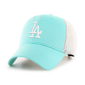 47 Brand LA Dodgers MVP Flagship Trucker Snapback Tiffany Blue White Blå Hvid