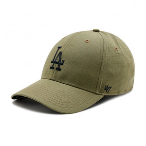 47 Brand MLB Los Angeles LA Dodgers MVP Grid Look Snapback Olive Black Grøn Sort B-GRDLM12RCP-XC