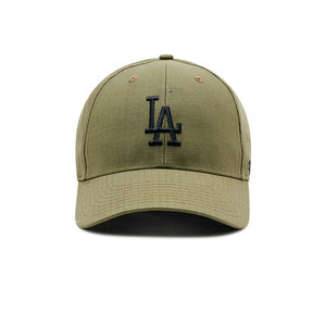 47 Brand MLB Los Angeles LA Dodgers MVP Grid Look Snapback Olive Black Grøn Sort B-GRDLM12RCP-XC
