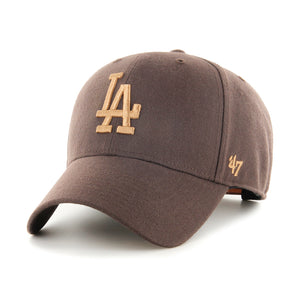 47 Brand MLB Los Angeles LA Dodgers MVP Snapback Brown Brun B-MVPSP12WBP-BW