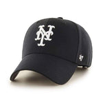 47 Brand MLB New York NY Mets MVP Adjustable Black White Sort Hvid B-MVP16WBV-BKD