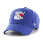 47 Brand New York NY Rangers MVP Adjustable Velcro Justerbar Blue Blå H-MVP13WBV-RY