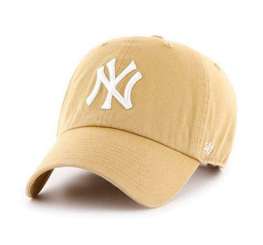 47 Brand New York NY Yankees Clean Up Adjustable Justerbar Old Gold White Guld Hvid B-RGW17GWSNL-OG