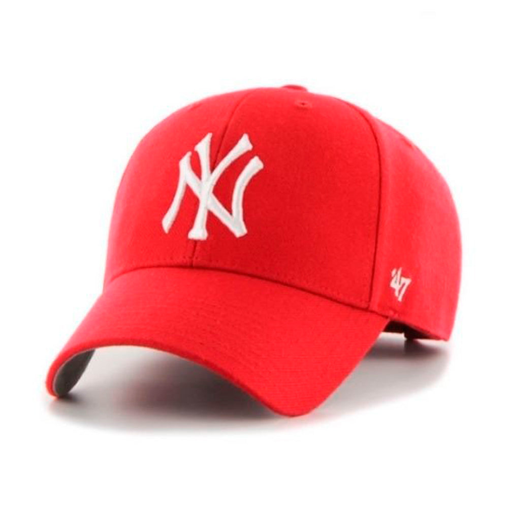 47 Brand MLB New York NY Yankees MVP Adjustable Justerbar Red Rød B-MVP17WBV-RD