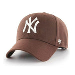 47 Brand MLB New York NY Yankees MVP Snapback Brown White Brun Hvid B-MVPSP17WBP-BW