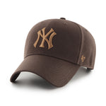 47 Brand MLB New York NY Yankees MVP Snapback Brown Brun B-MVPSP17WBP-BWC