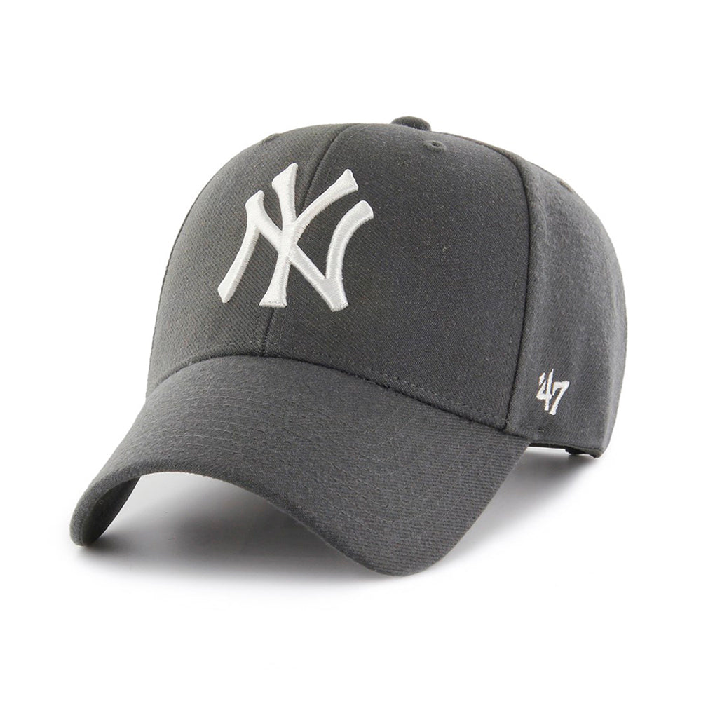 47 Brand MLB NY Yankees MVP Snapback Charcoal Grå Mørkegrå