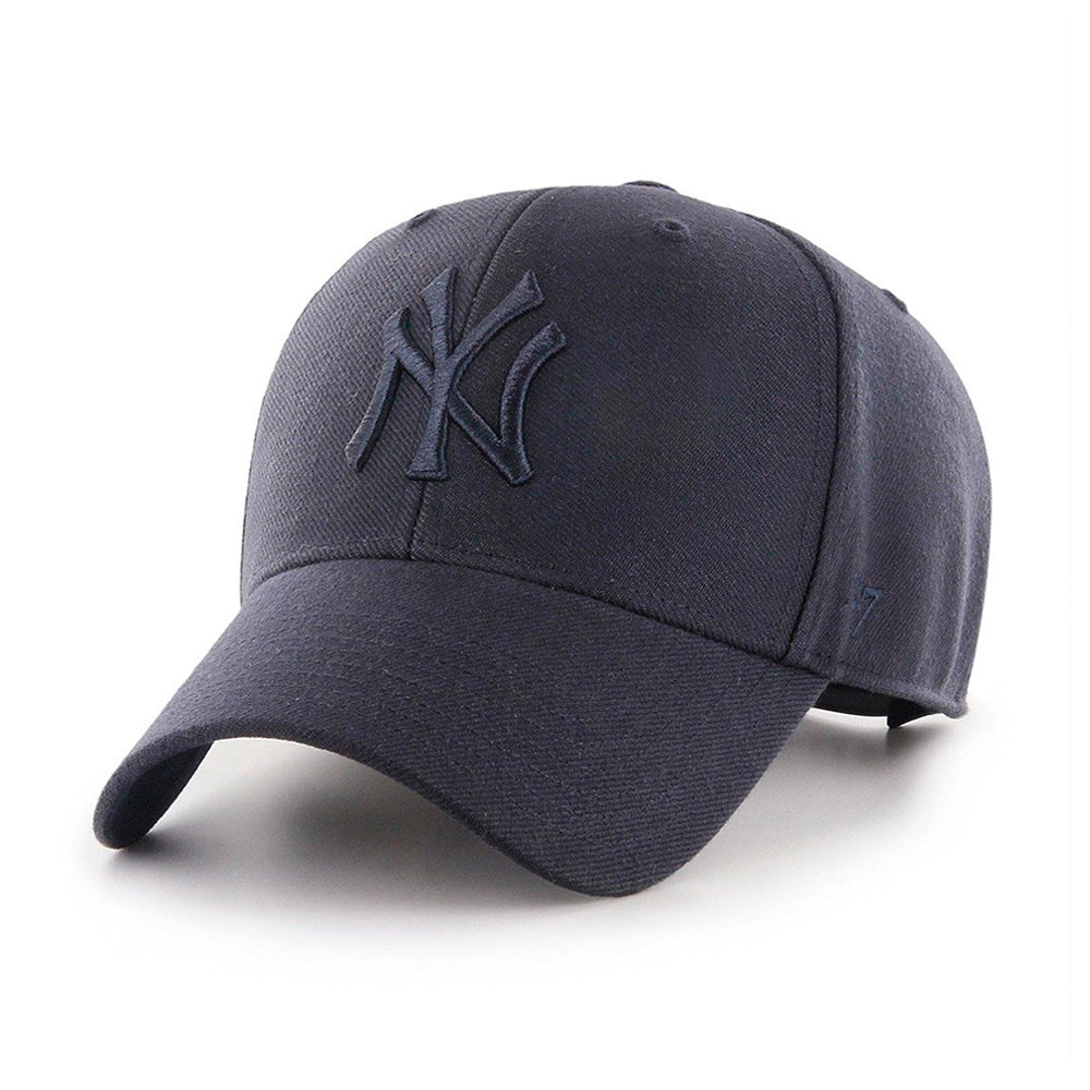 47 Brand MLB New York NY Yankees MVP Snapback Dark Navy Navy Mørkeblå Blå B-MVPSP17WBP-NYA