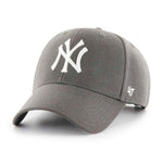 47 Brand New York NY Yankees MVP Snapback Graphite Grey White Grå Hvid B-MVPSP17WBP-GH