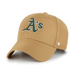47 Brand MLB Oakland Athletics MVP Snapback Camel Green Khaki Grøn B-MVPSP18WBP-QLA