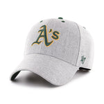 47 Brand MLB Oakland Athletics MVP Storm Cloud Adjustable Velcro Justerbar Charcoal Green Grå Grøn