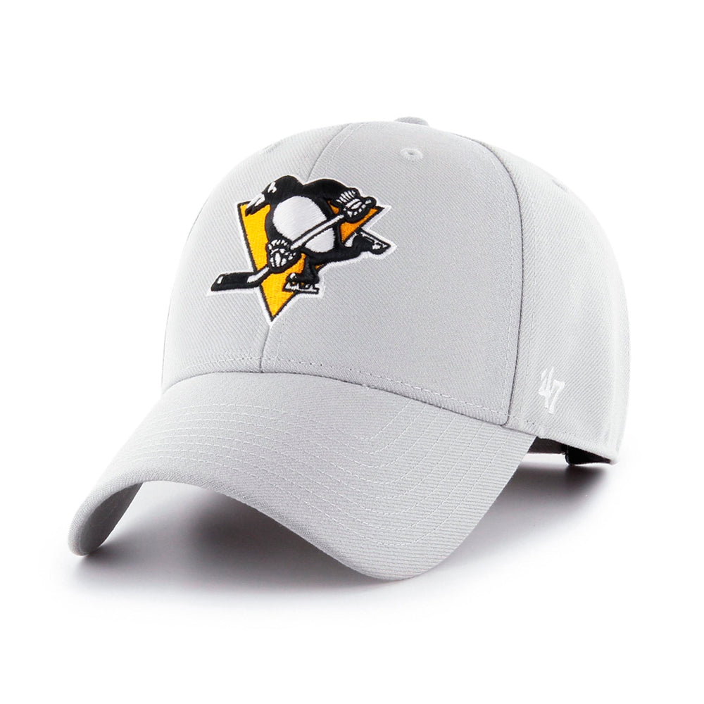 47 Brand NHL Pittsburgh Penguins MVP Adjustable Justerbar Grey Grå H-MVP15WBV-GY 